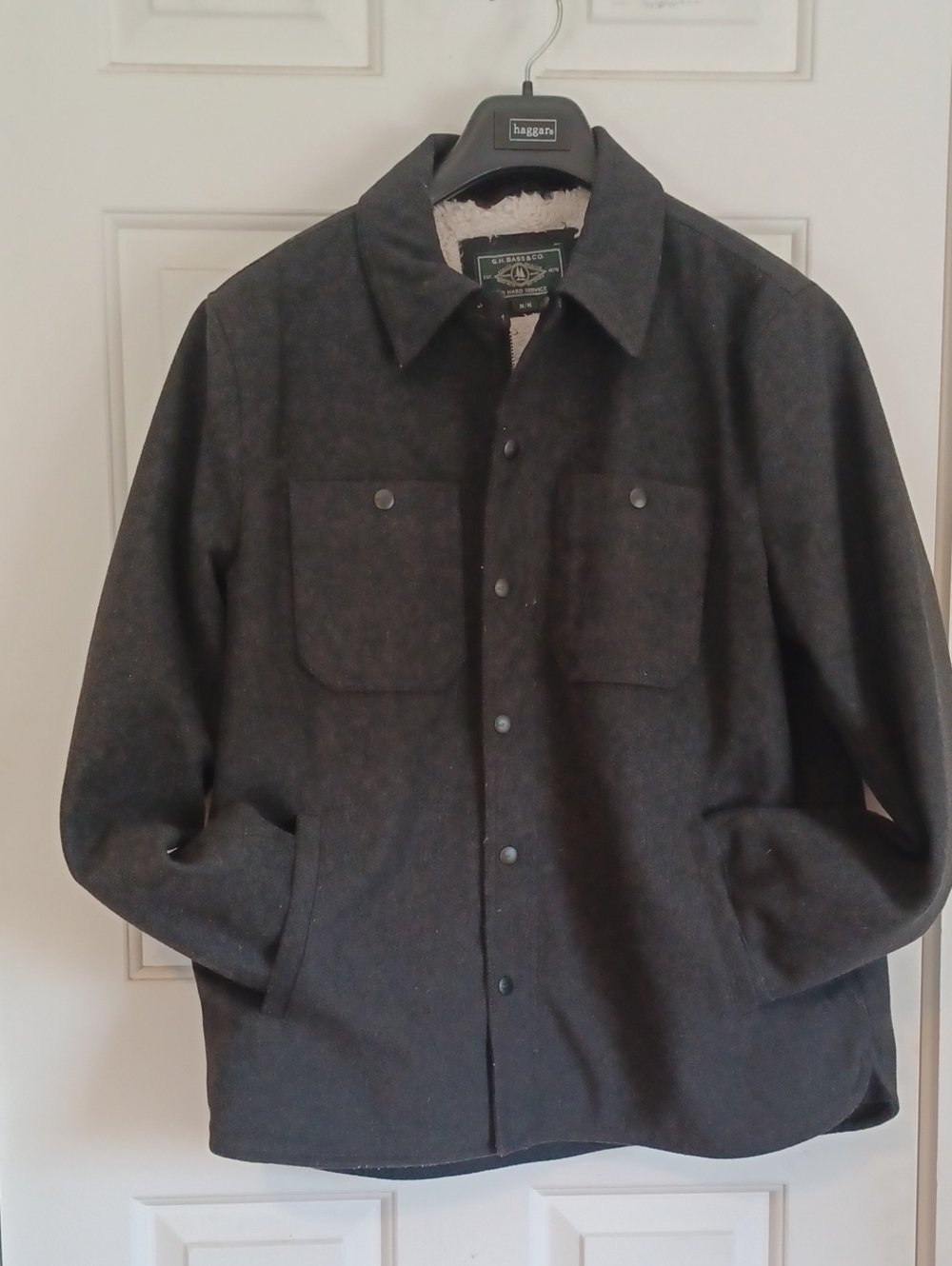 Men's G.H. Bass Charcoal Wool-Blend Jacket